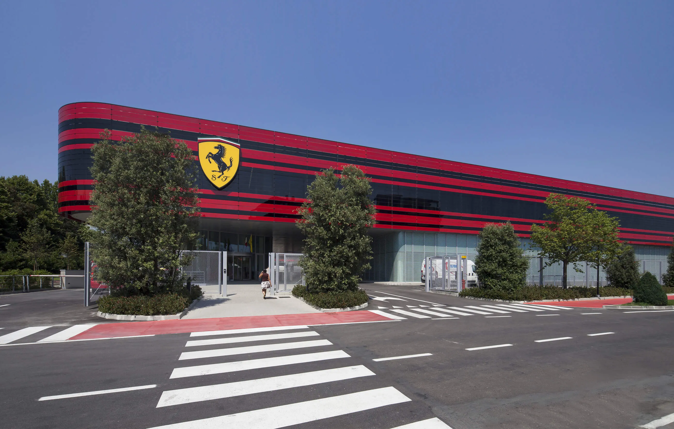 Ferrarin pääkonttori Maranellossa Italiassa